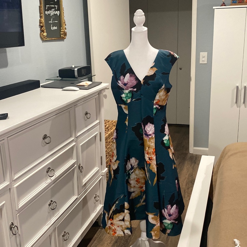 Floral Anthropologie dress